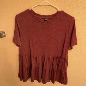 SHEIN Maroon Top